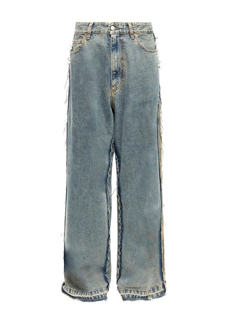 wide leg jeans woman blu MM6 MAISON MARGIELA | S52LA0265 S30844963